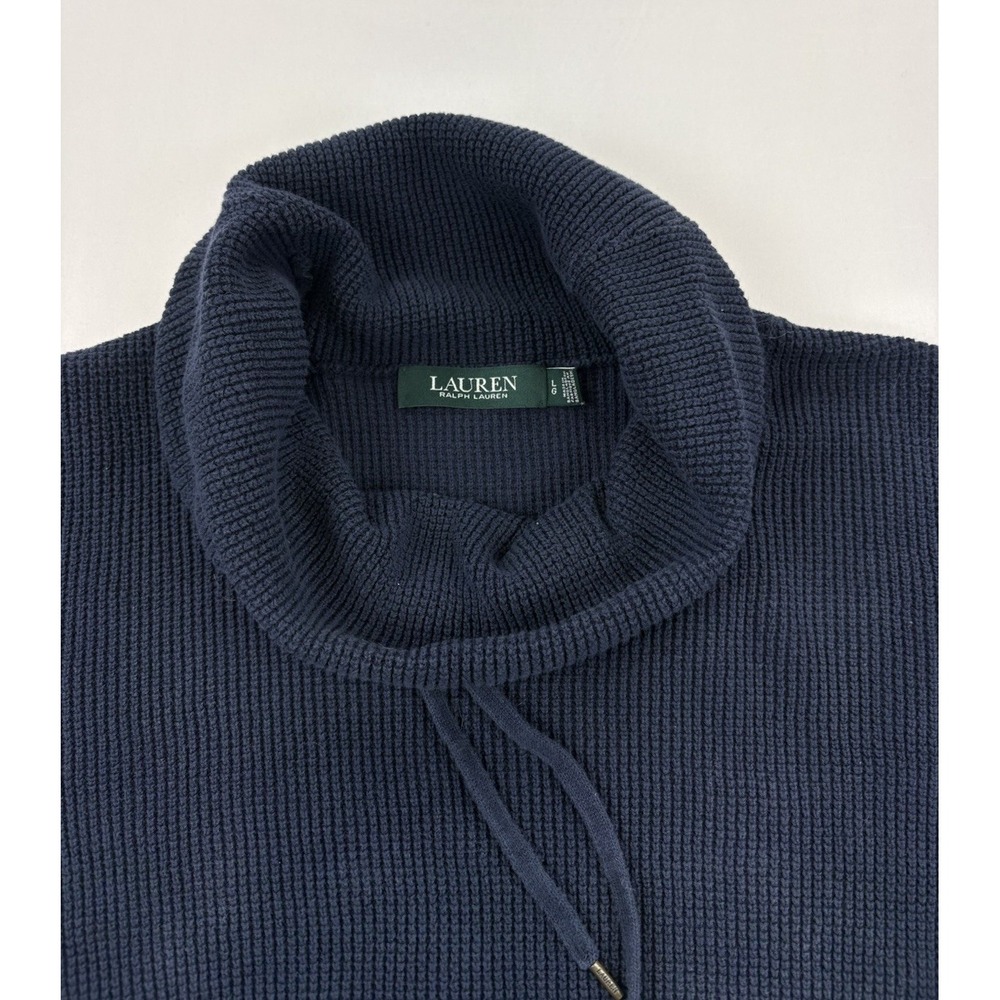 RALPH LAUREN Navy Blue Long Sleeve Pullover Sweater Women's Large - Picture 3 of 11